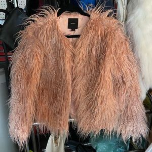 Fuzzy sparkled jacket